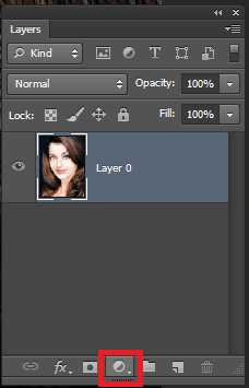 Photoshop, color layer example