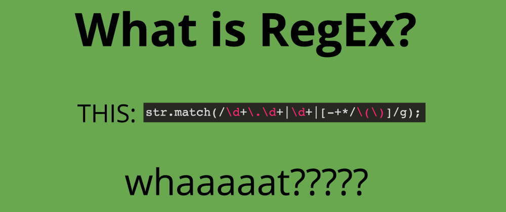 What is regex